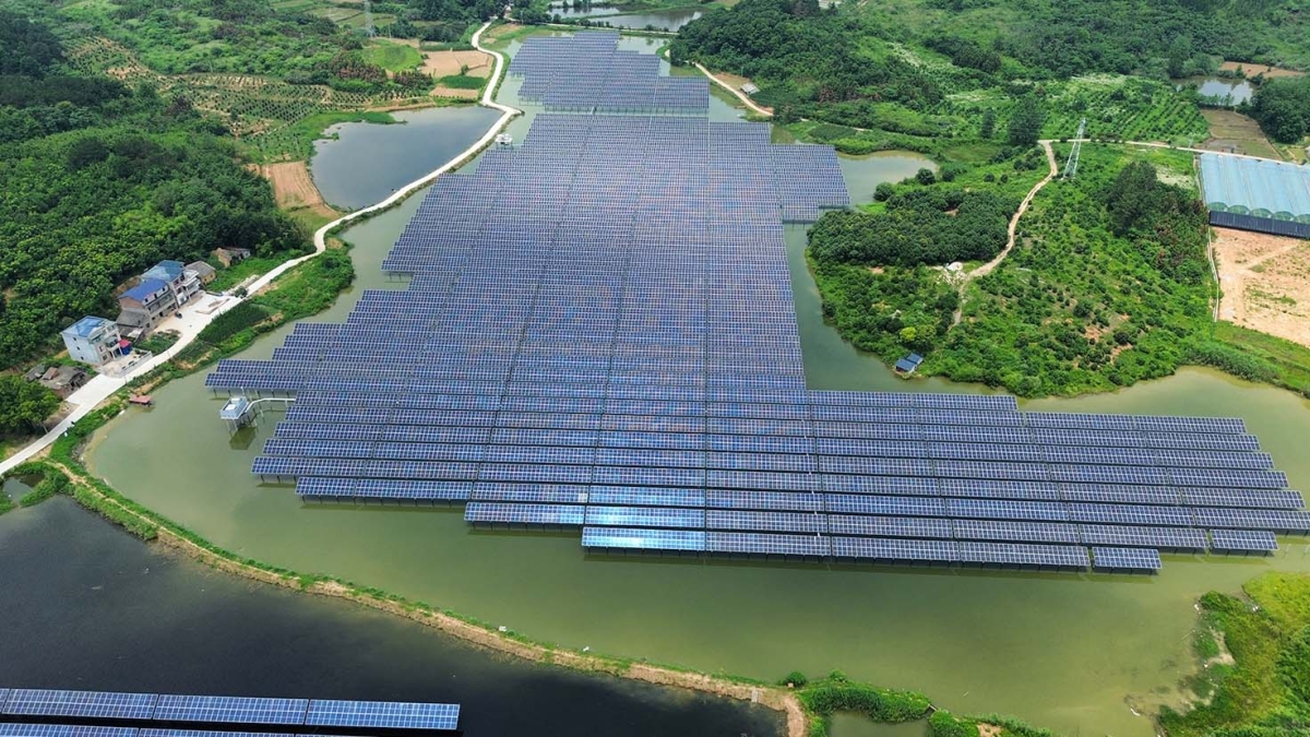 湖北能源阳新晶能光伏排市镇50MW渔光互补光伏电站项目