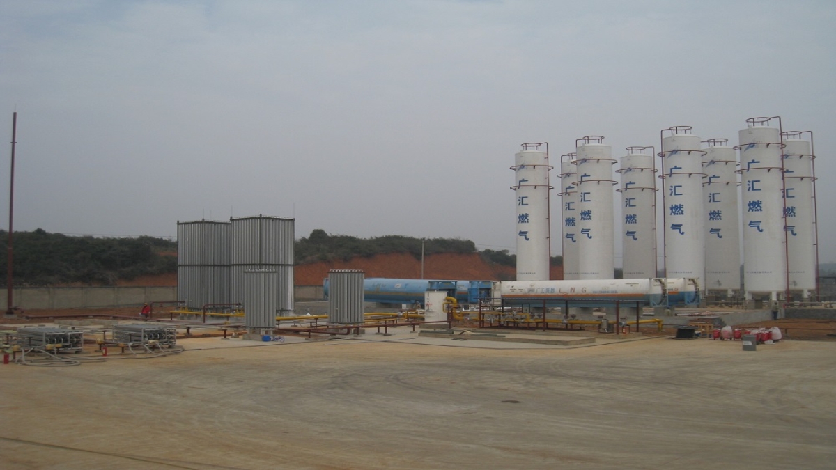 湖南晟通集团创元铝业常德工业园LNG气化站