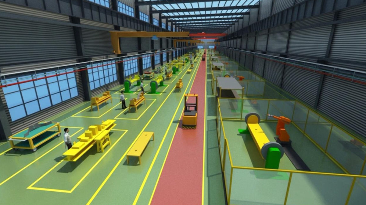 中车株机轨道交通车辆转向架智能制造车间项目