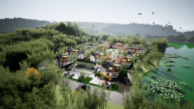 诗意栖居，绿色赋能 | 中机国际“荷塘月色·竹里馆”荣获湖南省装配式绿色农房设计竞赛双项大奖