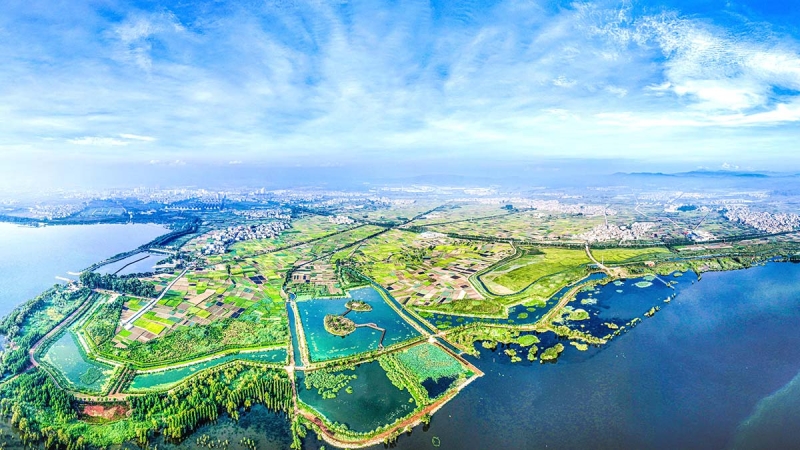 星云湖南岸湿地、湖滨带提质改造工程