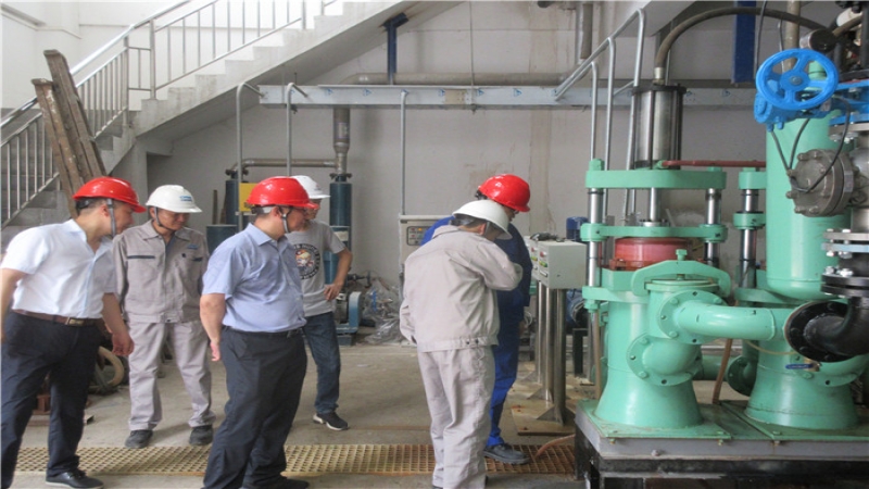 公司党委书记、董事长金寅带队赴中山市民东有机废物处理有限公司工艺优化改造工程项目现场开展安全检查
