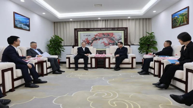 周明勤会见水利部长江水利委员会党组书记、主任廖志伟